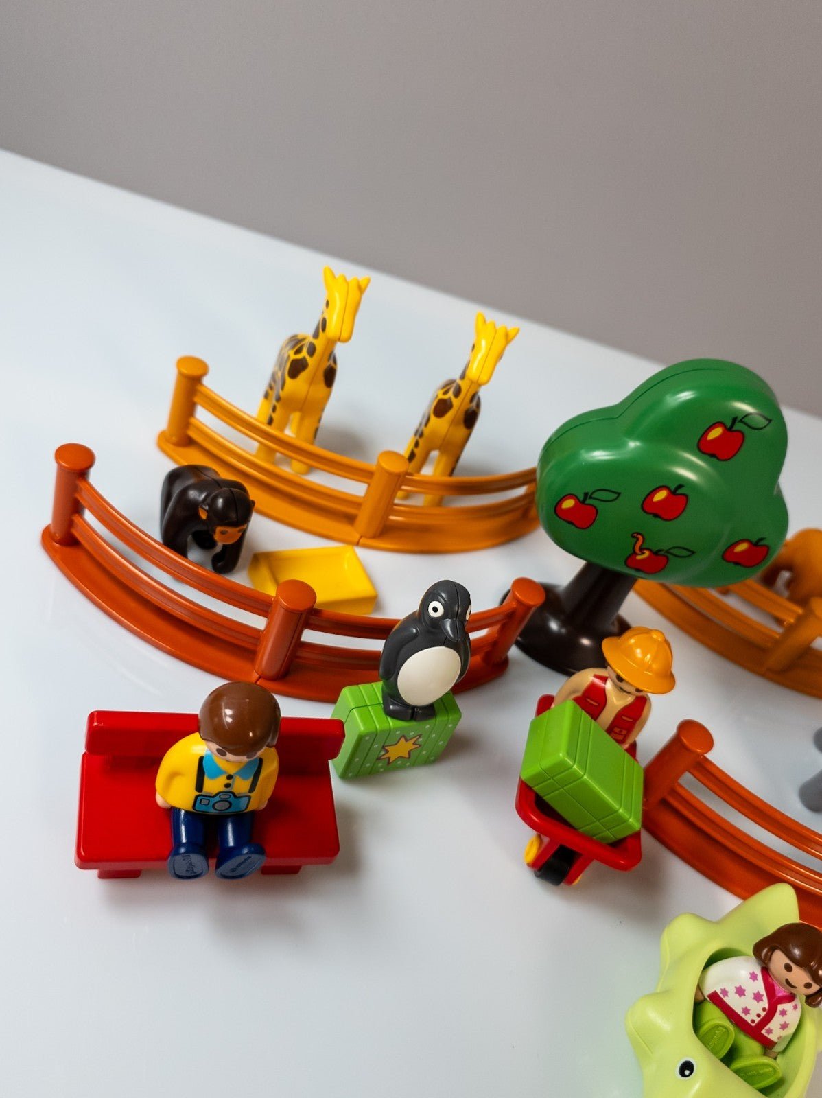 PLAYMOBIL 1.2.3 Junior Zoo mit Tieren Figuren Zubehör nerdycustom - nerdyvana.com