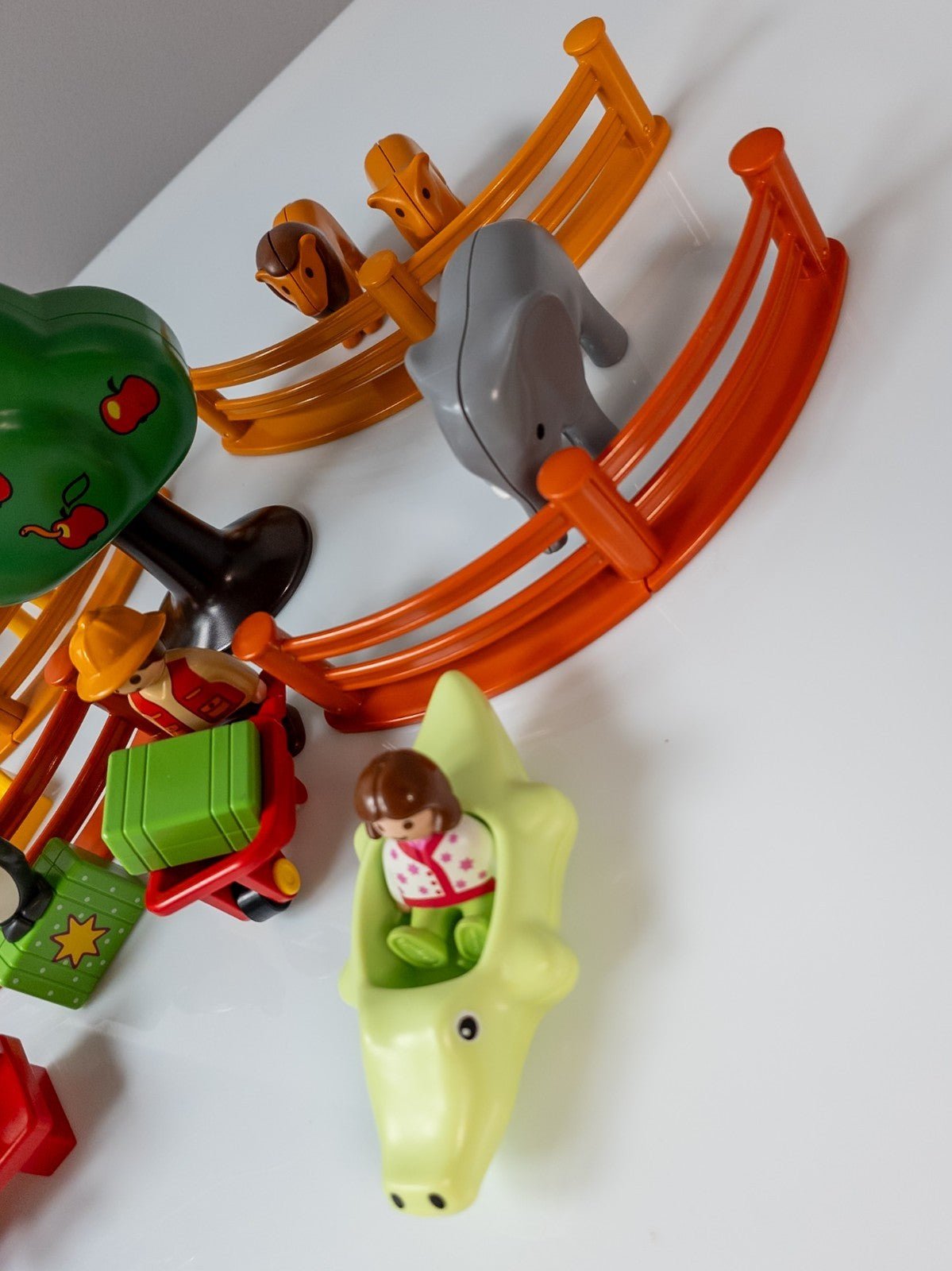PLAYMOBIL 1.2.3 Junior Zoo mit Tieren Figuren Zubehör nerdycustom - nerdyvana.com