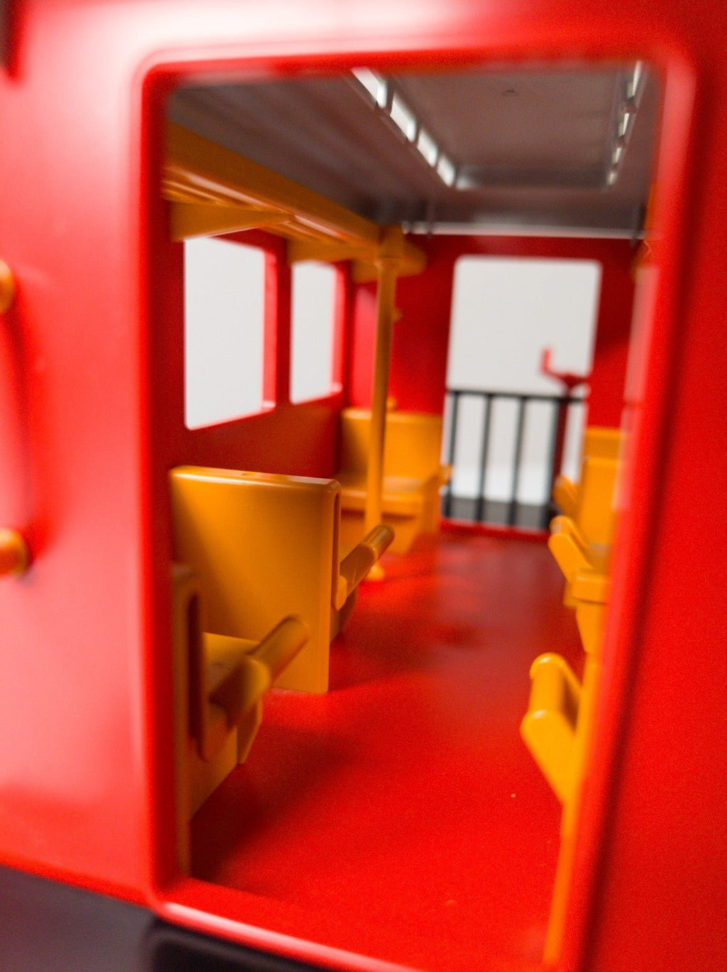 PLAYMOBIL 4117 Personenwagen Rot Palmen Spur G LGB Eisenbahn Waggon Top Zustand - nerdyvana.com