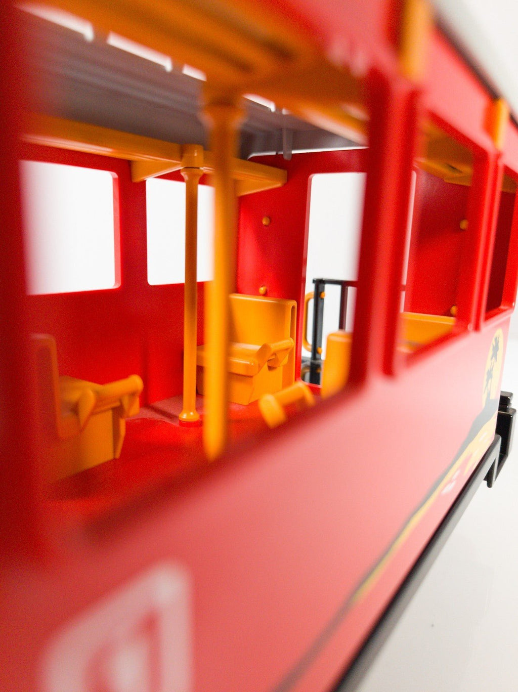 PLAYMOBIL 4117 Personenwagen Rot Palmen Spur G LGB Eisenbahn Waggon Top Zustand - nerdyvana.com