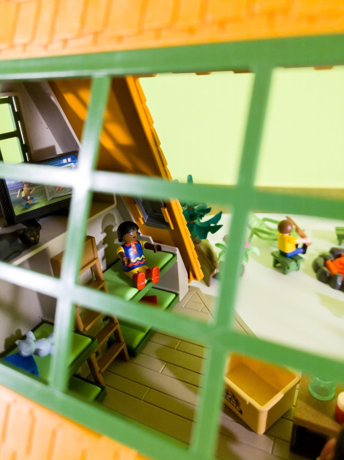 PLAYMOBIL Feriencamp Hütte 6887 Figuren Zubehör Camping Set nerdycustom MOC - nerdyvana.com