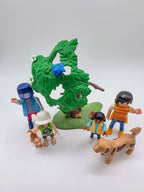 PLAYMOBIL Figuren - Set Familie & Hund beim Wanderausflug nerdycustom MOC Edition - nerdyvana.com