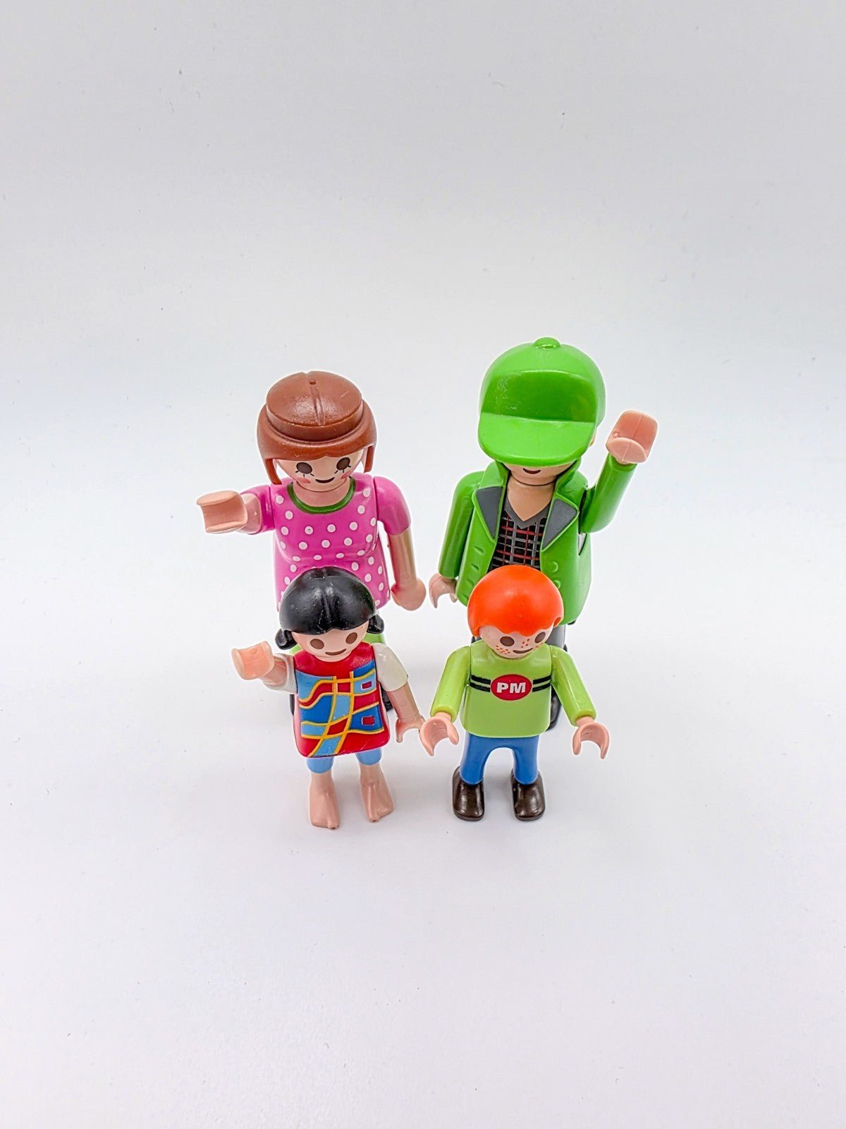 PLAYMOBIL Figuren-Set Familie Mutter Vater Tochter Sohn nerdycustom MOC Edition - nerdyvana.com
