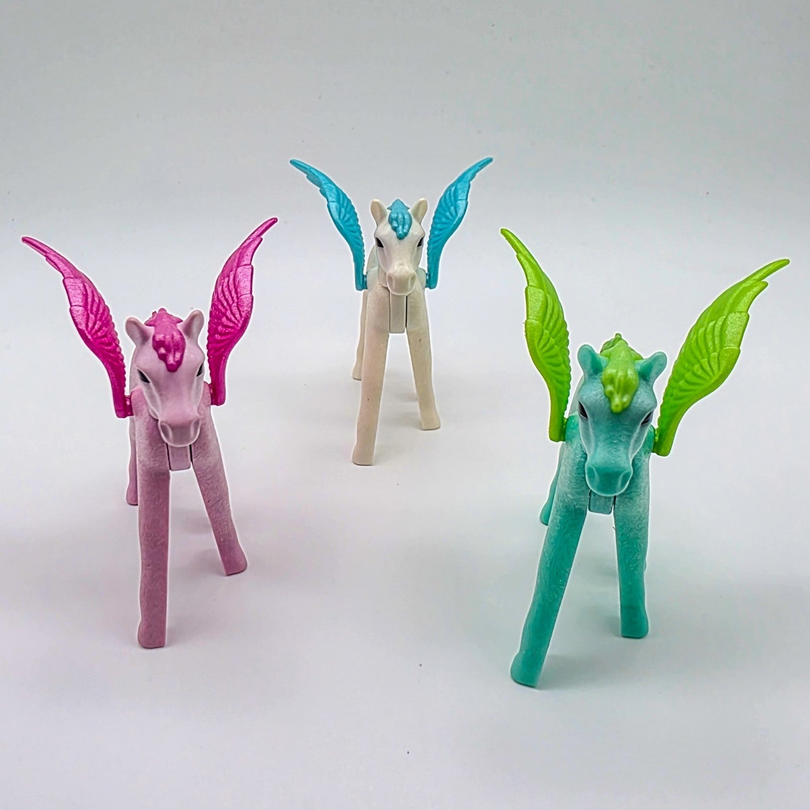 PLAYMOBIL Figuren-Set Pegasusfohlen türkis pink weiß mit Flügeln nerdycustom Zweitbild