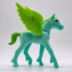 PLAYMOBIL Figuren - Set Pegasusfohlen türkis pink weiß mit Flügeln nerdycustom - nerdyvana.com
