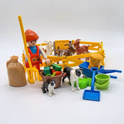 PLAYMOBIL Figuren-Set Ziegenhirte Schäfer Hunde & Ziegenherde Bauernhof MOC - nerdyvana.com
