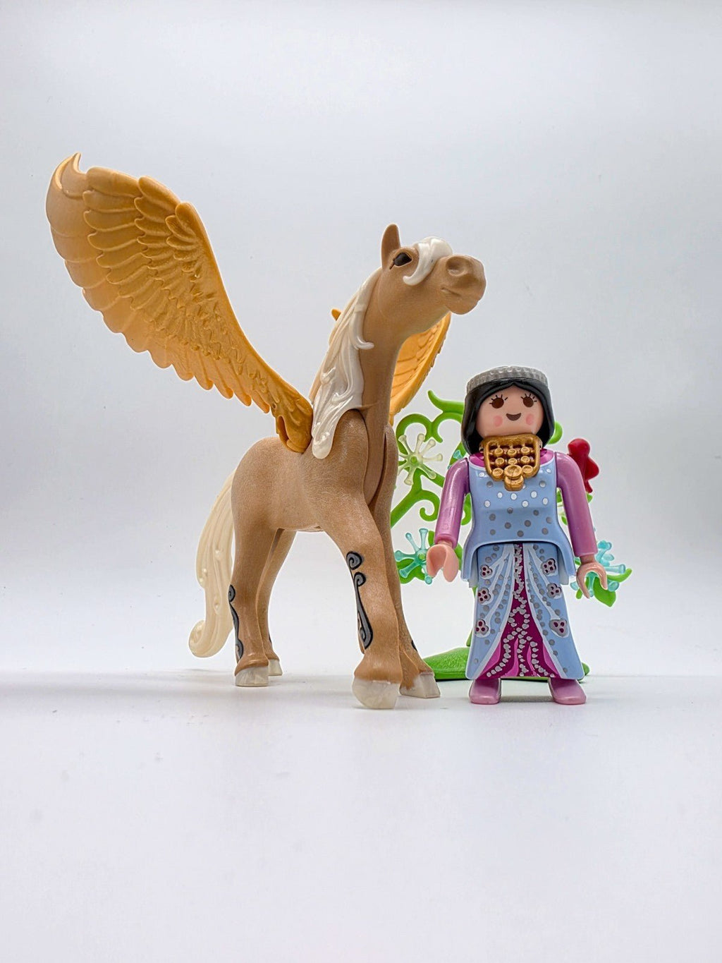 PLAYMOBIL Figuren- & Tier-Set Pegasus Pferd, Prinzessin nerdycustom MOC Edition - nerdyvana.com