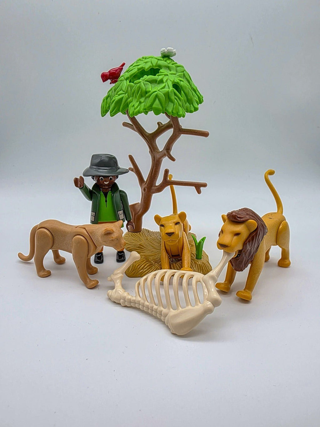 PLAYMOBIL Figuren - & Tier - Set Zoowärter mit 4 Löwen nerdycustom MOC Edition - nerdyvana.com