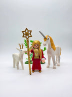 PLAYMOBIL Prinzessin Gold Einhorn Hirsch Set nerdycustom MOC Edition gebraucht - nerdyvana.com