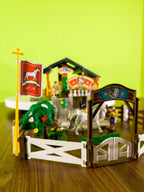 PLAYMOBIL Reiterhof 3120 Pferde Figuren Bauernhof Turnier nerdycustom MOC - nerdyvana.com