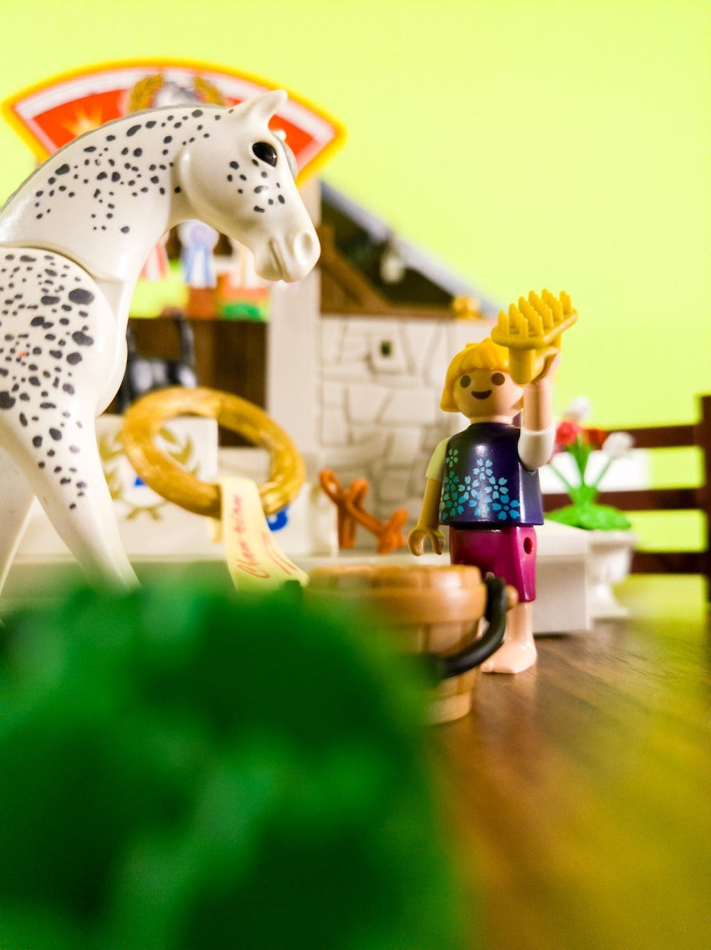 PLAYMOBIL Reiterhof 3120 Pferde Figuren Bauernhof Turnier nerdycustom MOC - nerdyvana.com