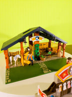 PLAYMOBIL Reiterhof 3120 Pferde Figuren Bauernhof Turnier nerdycustom MOC - nerdyvana.com