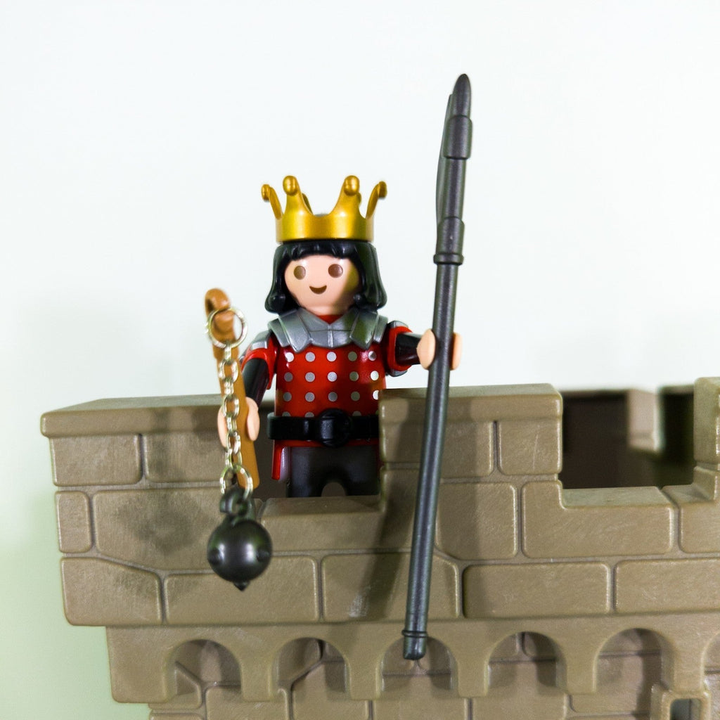 PLAYMOBIL Ritterburg Set Ritter Figuren Tiere Drache 68x60x35cm nerdycustom MOC - nerdyvana.com