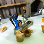 PLAYMOBIL Ritterburg Set Ritter Figuren Tiere Drache 68x60x35cm nerdycustom MOC - nerdyvana.com