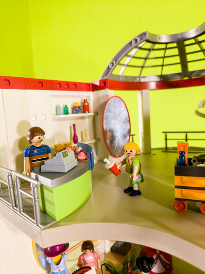 PLAYMOBIL Shopping Center 5485 Friseur Boutique Figuren Eis nerdycustom MOC - nerdyvana.com