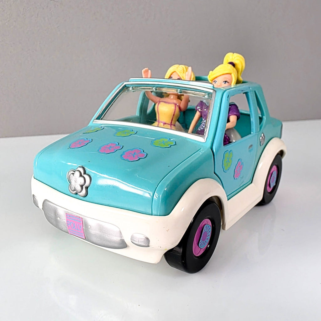 Polly Pocket Auto - Set Strand Jeep mit 2 Figuren nerdycustom MOC Edition - nerdyvana.com