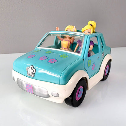 Polly Pocket Auto-Set Strand Jeep mit 2 Figuren nerdycustom MOC Edition - nerdyvana.com