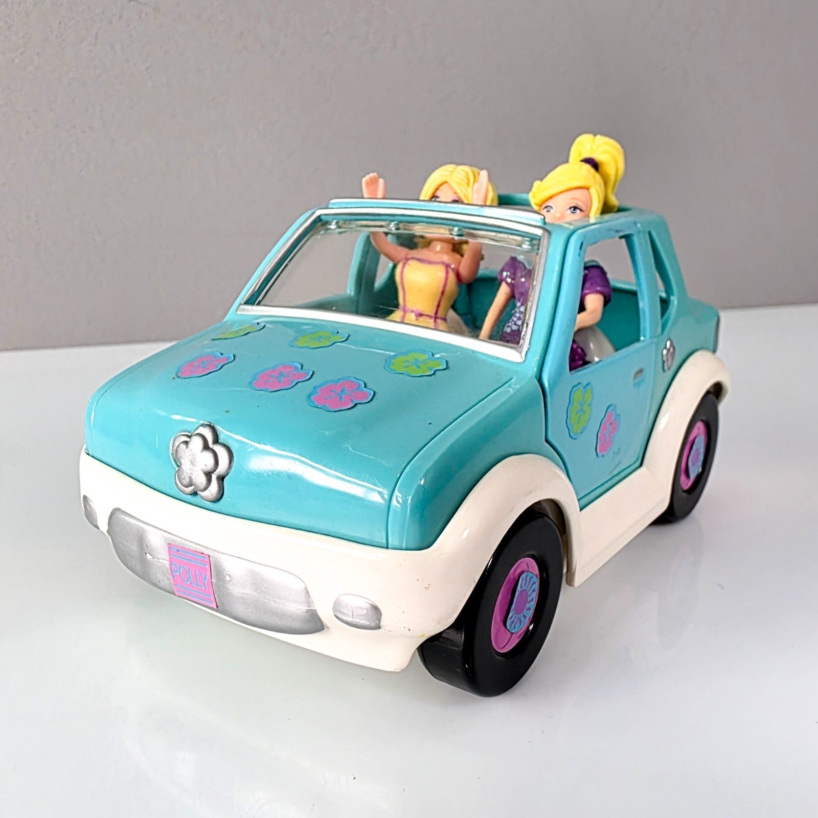 Polly Pocket Auto-Set Strand Jeep mit 2 Figuren nerdycustom MOC Edition Zweitbild