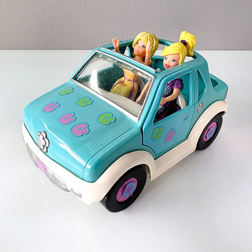 Polly Pocket Auto-Set Strand Jeep mit 2 Figuren nerdycustom MOC Edition - nerdyvana.com