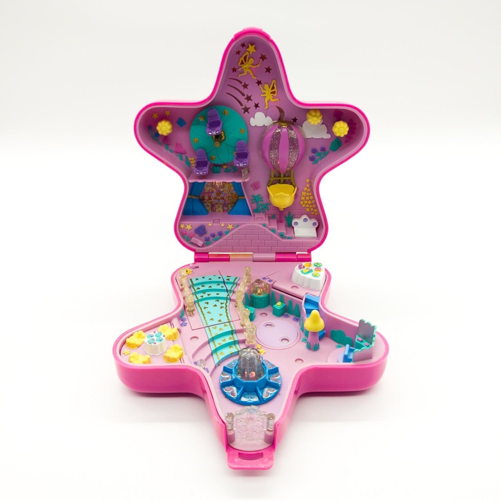 Polly Pocket® Mattel® BlueBird - Fairy Light Wonderland 1993 Star Pink Retro 90s - nerdyvana.com