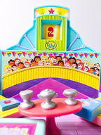 Polly Pocket Mattel BlueBird Toys - Magic Floor Turnfest 1999 Gymnastik Bühne - nerdyvana.com