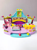Polly Pocket Mattel BlueBird Toys - Magic Floor Turnfest 1999 Gymnastik Bühne - nerdyvana.com