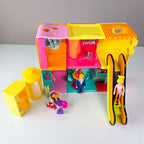 Polly Pocket Shoppingcenter mit Figuren & Zubehör Mattel 2002 Puppen Boutique - nerdyvana.com