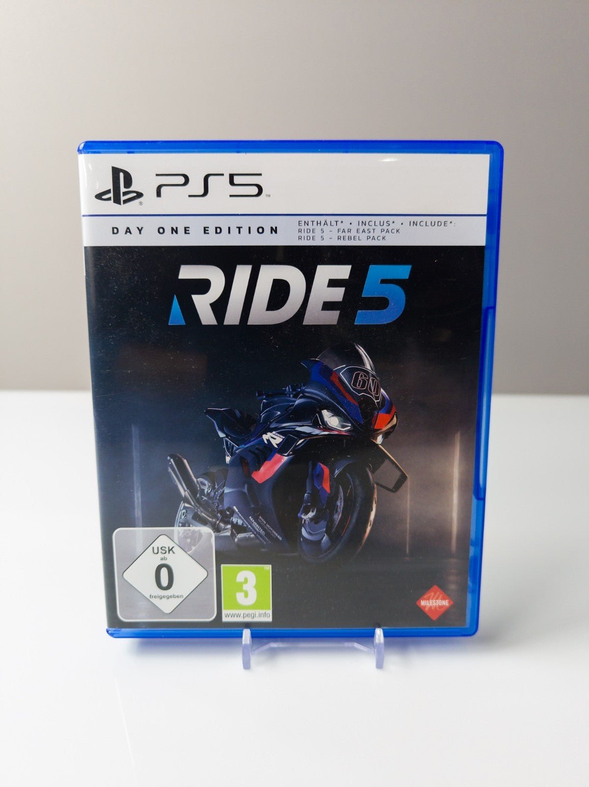 RIDE 5 Day One Edition PS5 Rennspiel neuwertig Milestone Motorsport - nerdyvana.com Hauptbild