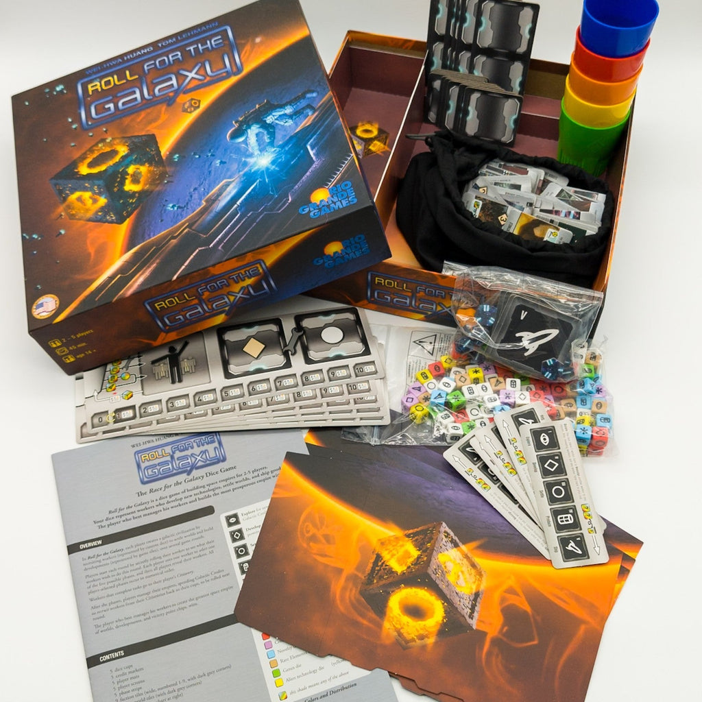 Rio Grande Games Roll for the Galaxy Brettspiel komplett Sammlerzustand 2014 - nerdyvana.com