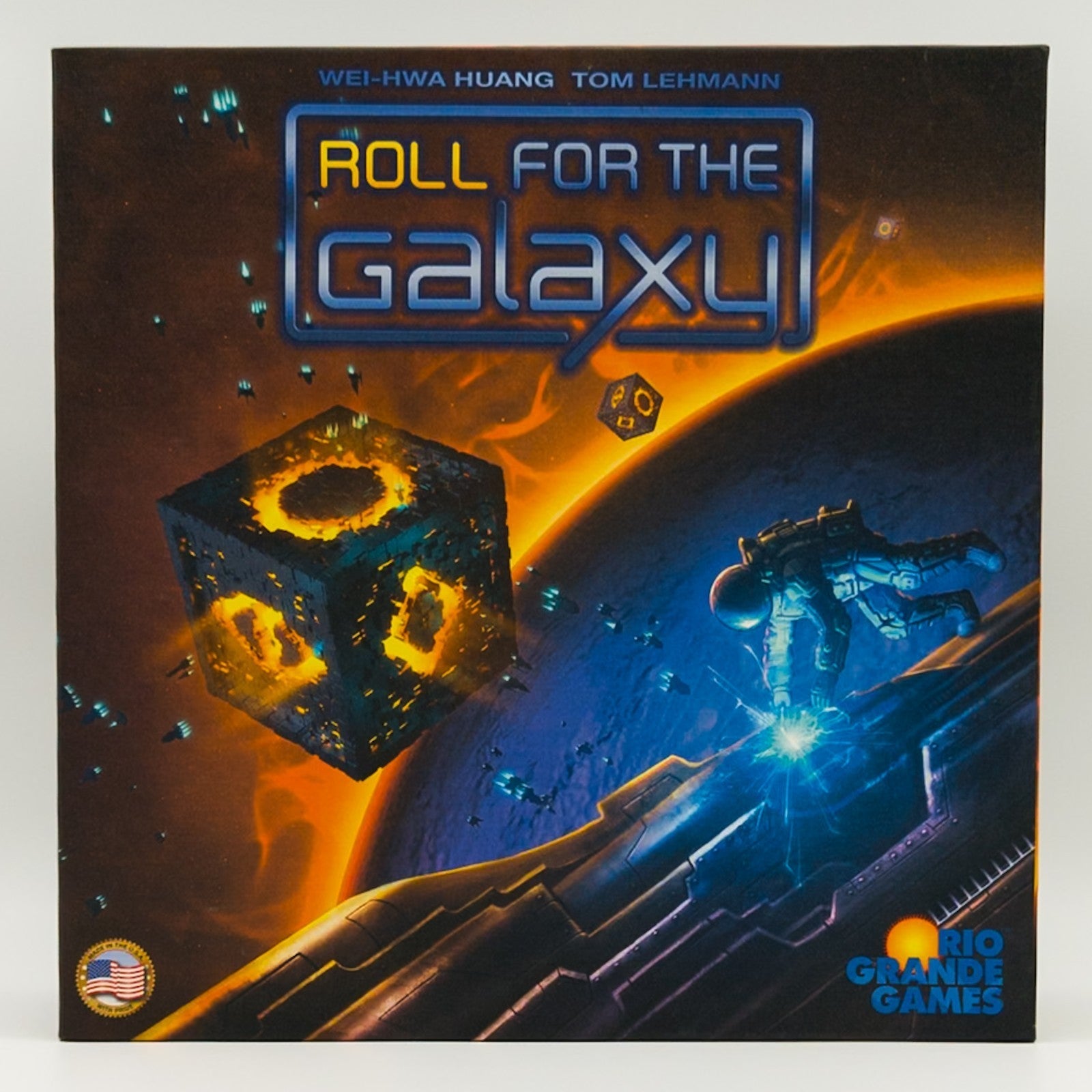 Rio Grande Games Roll for the Galaxy Brettspiel komplett Sammlerzustand 2014 - nerdyvana.com Hauptbild