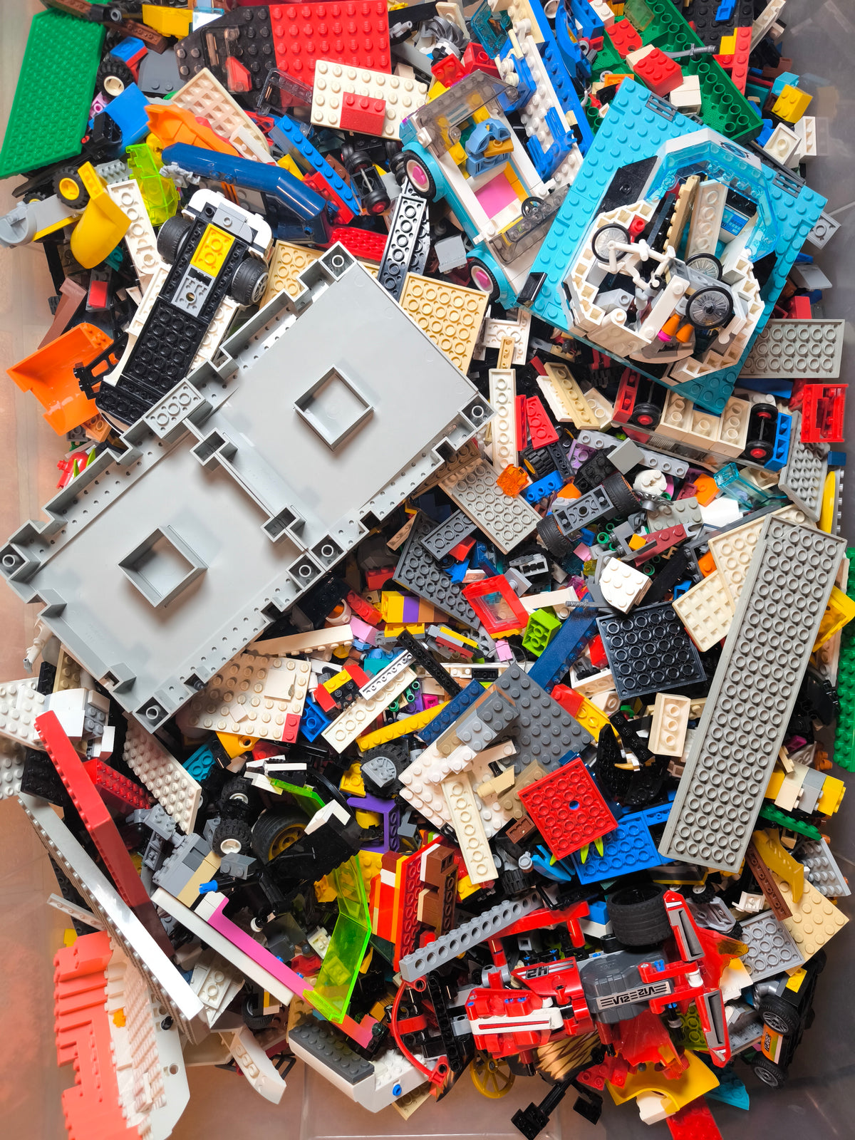 LEGO Kiloware 100g-1kg Auswahl bunt gemischt 700 Teile/kg Technic Konvolut