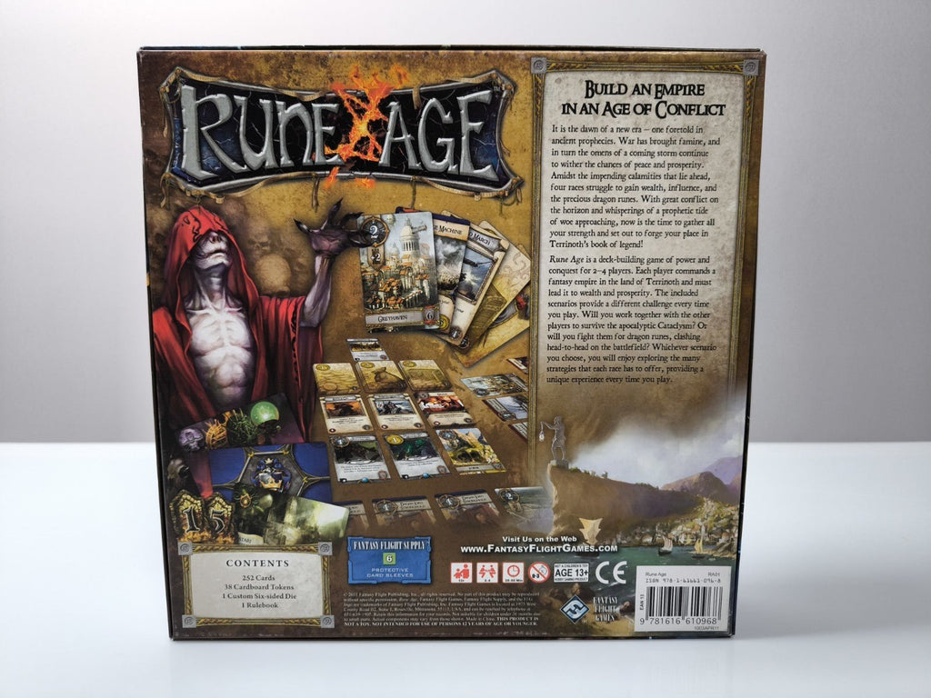 Rune Age Deckbuilding Brettspiel 252 Karten FFG Terrinoth Runebound komplett OVP - nerdyvana.com