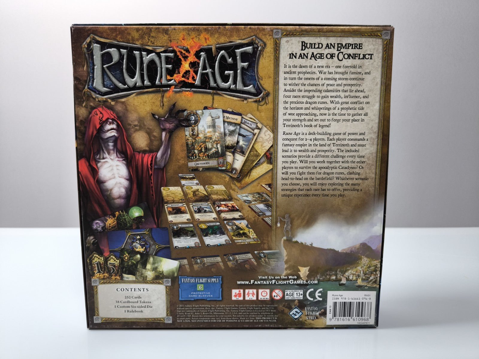 Rune Age Deckbuilding Brettspiel 252 Karten FFG Terrinoth Runebound komplett OVP - nerdyvana.com