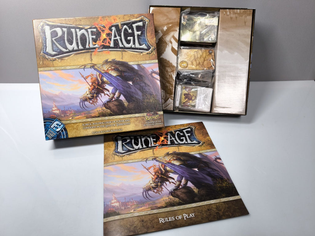 Rune Age Deckbuilding Brettspiel 252 Karten FFG Terrinoth Runebound komplett OVP - nerdyvana.com