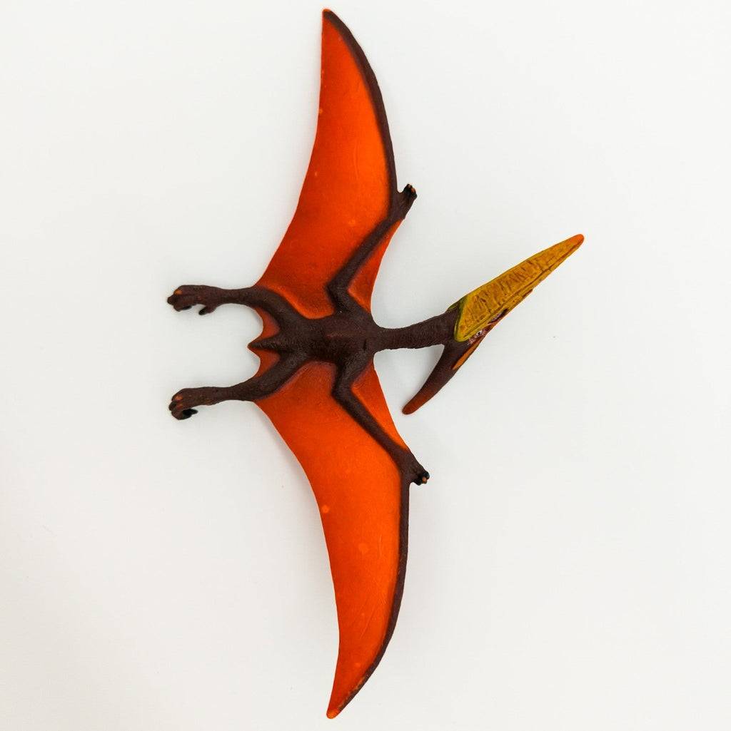 schleich Dinosaurier Pteranodon 15008 rot orange braun Flugsaurier Figur - nerdyvana.com