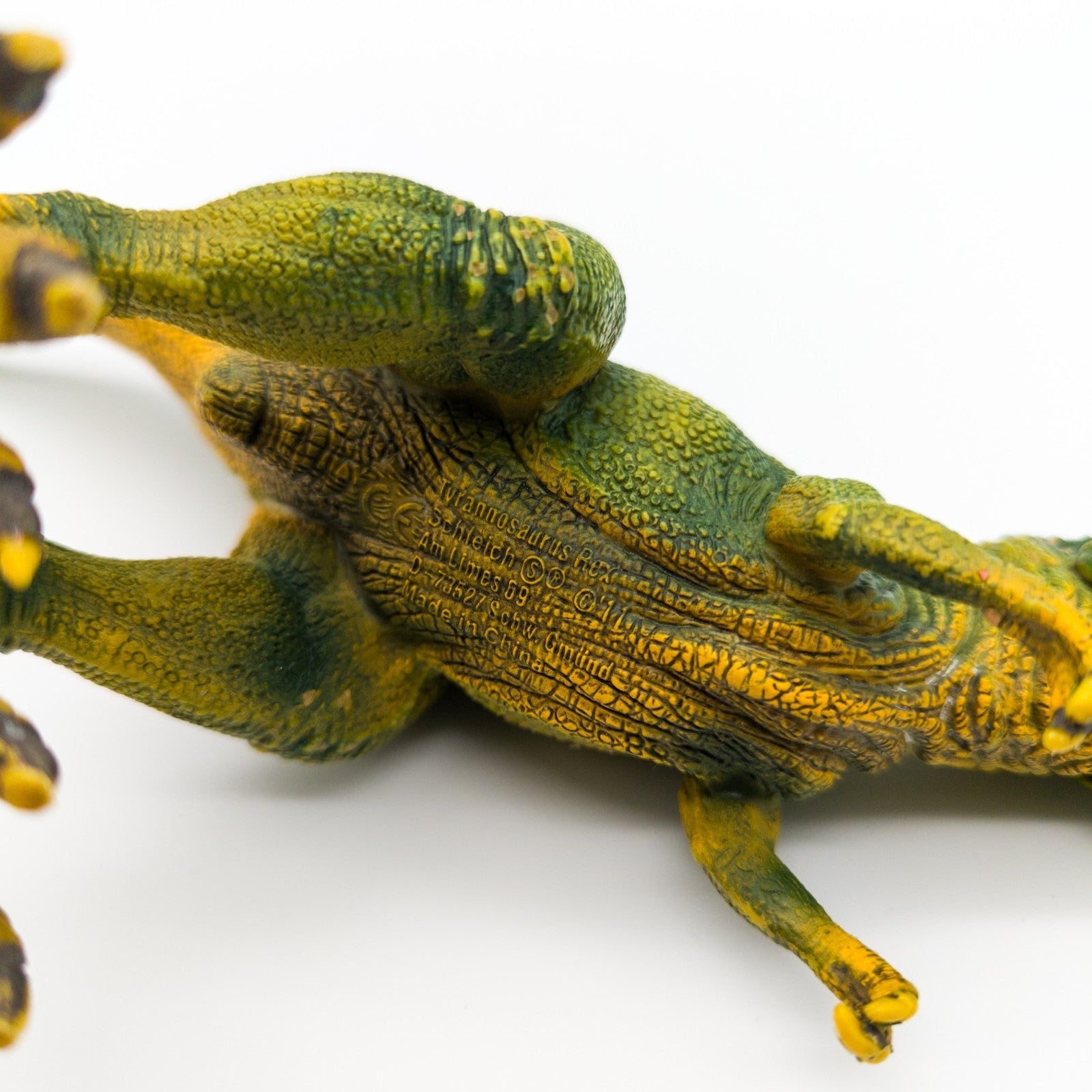 Schleich® Dinosaurier Tyrannosaurus Rex 14525 2011 beweglicher Kiefer grün gelb - nerdyvana.com