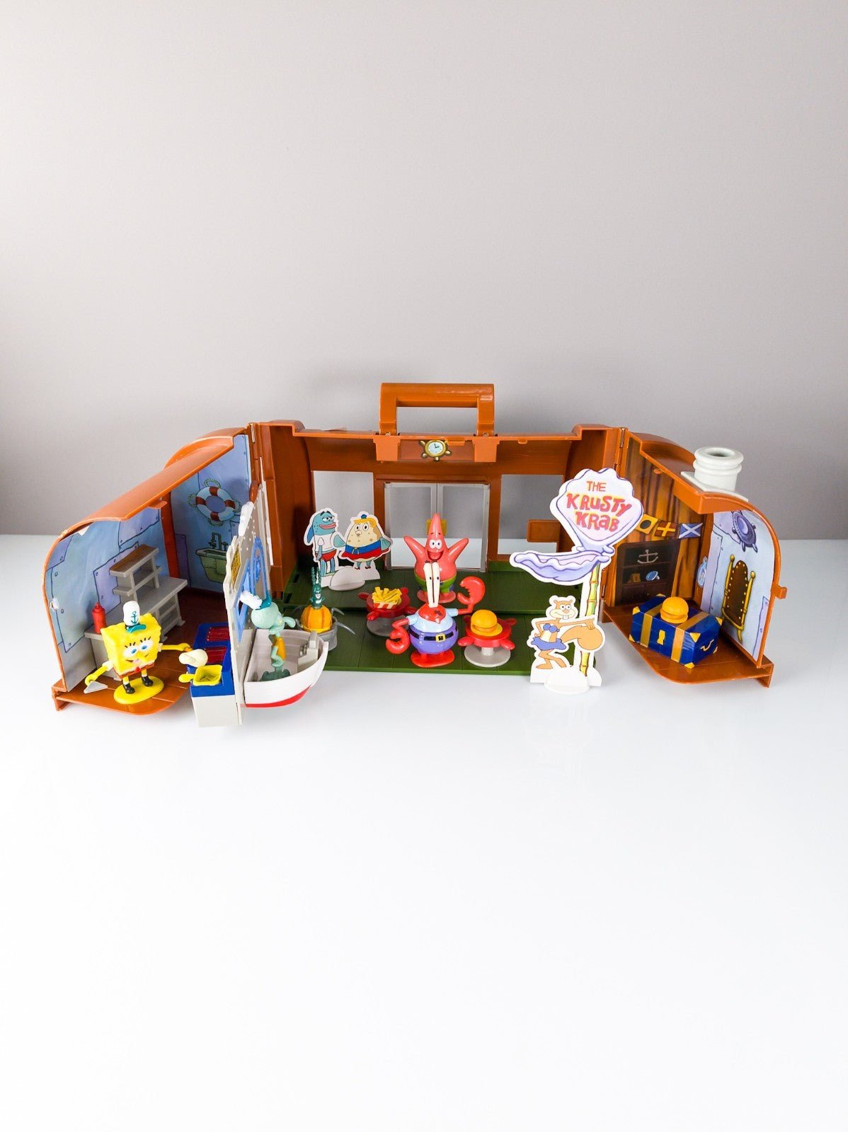 SpongeBob Schwammkopf Krusty Krab Spielset 2013 Simba Toys komplett 27 - tlg RAR - nerdyvana.com