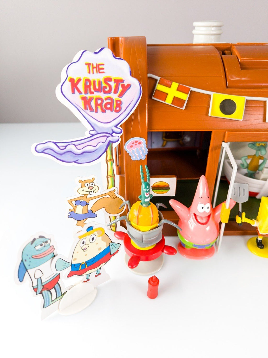 SpongeBob Schwammkopf Krusty Krab Spielset 2013 Simba Toys komplett 27-tlg RAR - nerdyvana.com