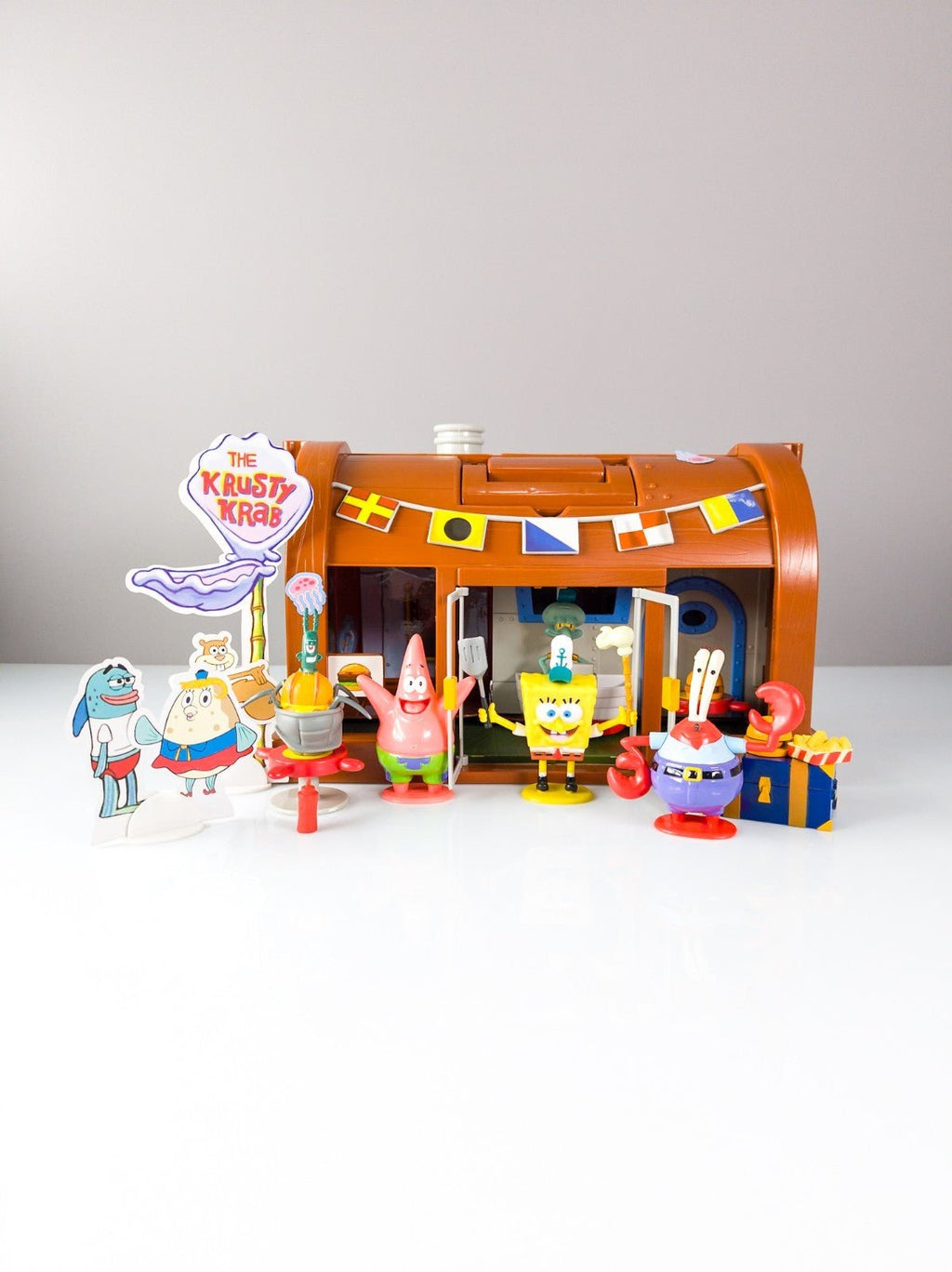 SpongeBob Schwammkopf Krusty Krab Spielset 2013 Simba Toys komplett 27 - tlg RAR - nerdyvana.com
