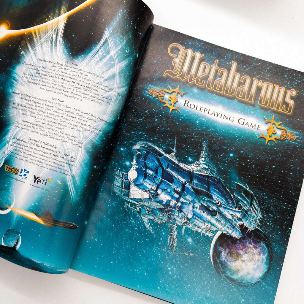 The Metabarons Roleplaying Game Rule Book Erstausgabe 2001 WEG Yeti Humanoïdes - nerdyvana.com