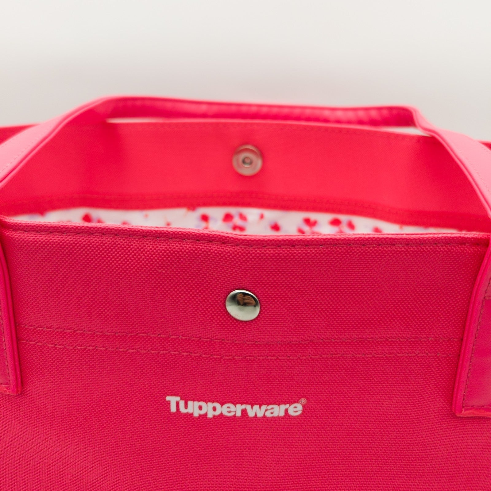 Tupperware Einkaufstasche Shopper pink groß Lunchbox Tasche 53x35x12 cm NEU - nerdyvana.com