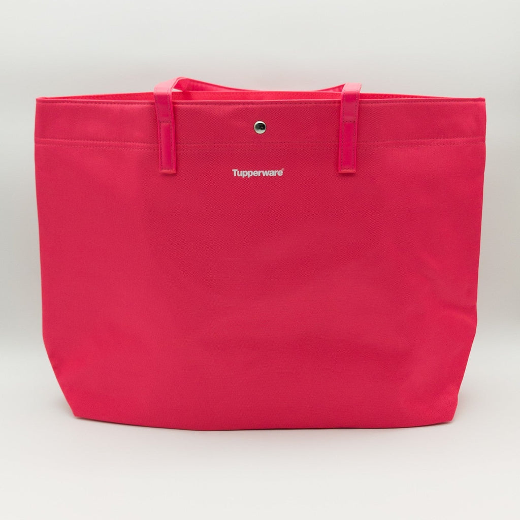 Tupperware Einkaufstasche Shopper pink groß Lunchbox Tasche 53x35x12 cm NEU - nerdyvana.com
