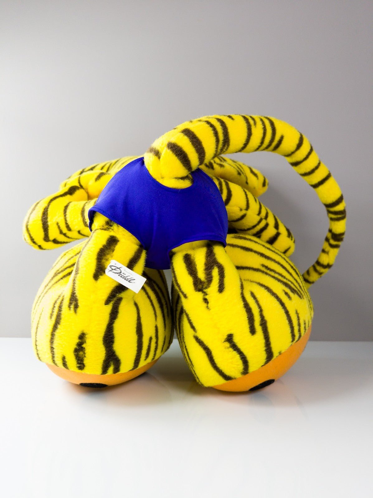 XXL Diddl Plüschfigur 90er Jahre 52 - 60cm Tigerlook Biegedraht selten Rarität TOP - nerdyvana.com