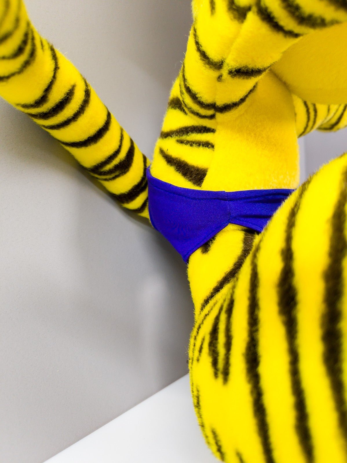 XXL Diddl Plüschfigur 90er Jahre 52 - 60cm Tigerlook Biegedraht selten Rarität TOP - nerdyvana.com