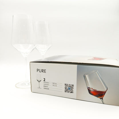 Zwiesel Kristallglas PURE Cabernet Weingläser 2er Set 540ml Neu OVP - nerdyvana.com